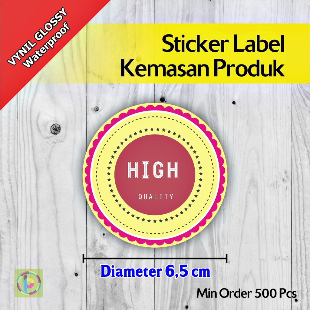 

Cetak Stiker Label Kemasan Produk | Vynil | Diameter 6,5 cm