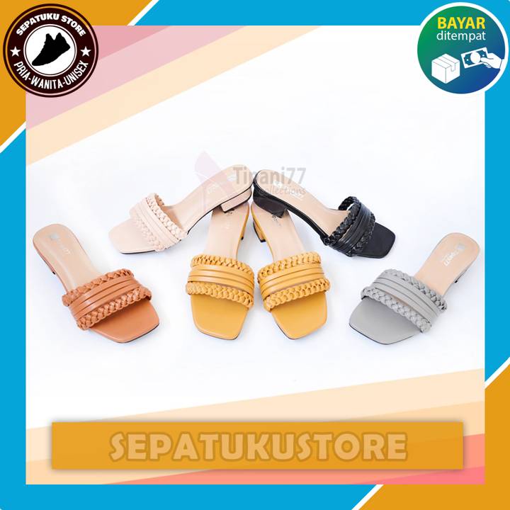 Sendal Hak Tahu Wanita Kekinian Murah 3 CM Terbaru Tali Sandal Cewek Kekinian Ala Korea Selop Korean