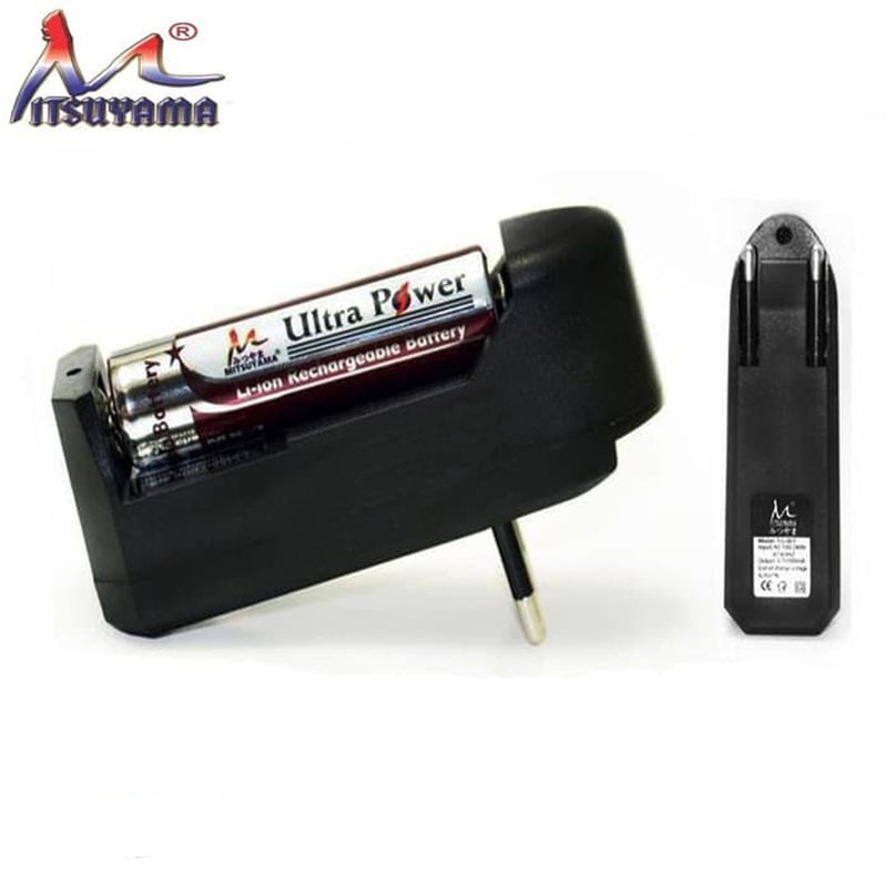 Mitsuyama Charger Baterai CHG-01 For Battery Rechargeable 18650 Original