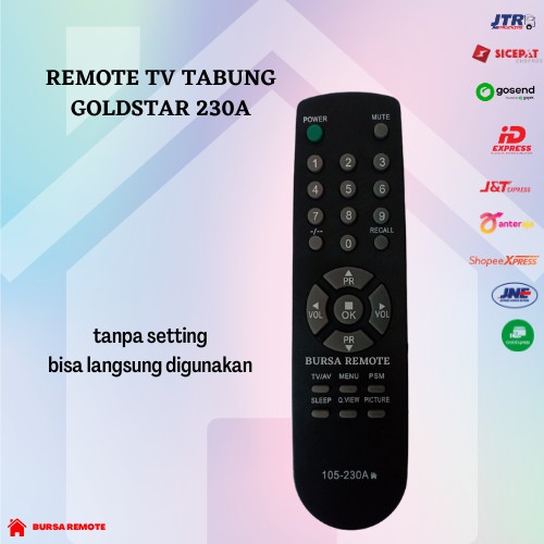 Remot / Remote TV Tabung Goldstar 230A / ecer dan grosir