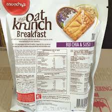 Munchys Oat Krunch Breakfast Chia Seed &amp; Milk isi 5