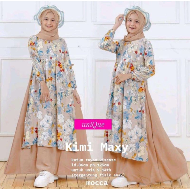 KIMI MAXI/GAMIS/DRESS ANAK - ANAK