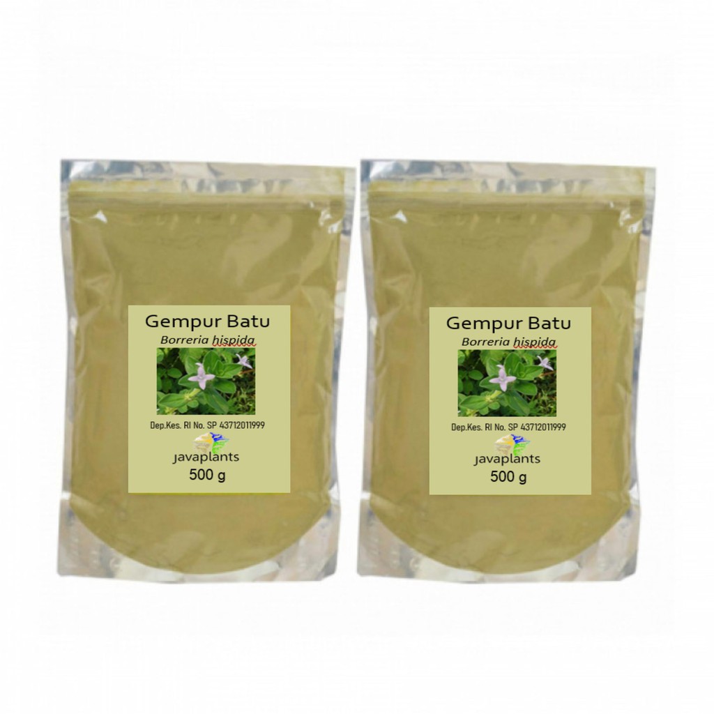 

Bubuk Gempur Batu 500 g Serbuk Daun Hancur Watu - Remuk Sela - Kertas Watu - Borreria hispida Powder
