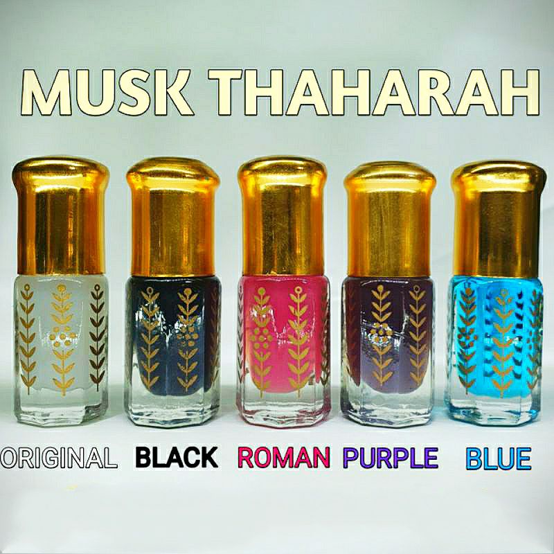 BPOM MISK THAHARAH ORIGINAL 3ml Parfum Miss V Miss thaharah Kasturi 3ML Misk Tharaharah Original