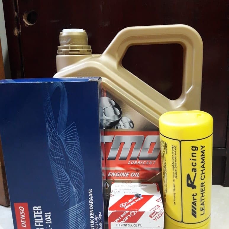 Paketan oli tmo gold buat mobil calya n sigra 1200cc