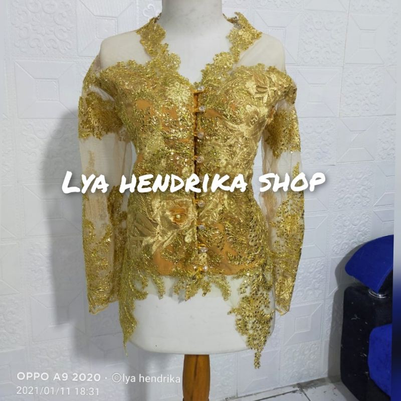 Atasan kebaya modern kancing depan