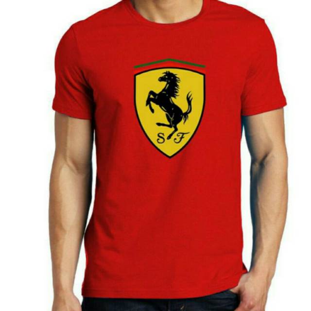 Kaos FERRARI LOGO Tshirt