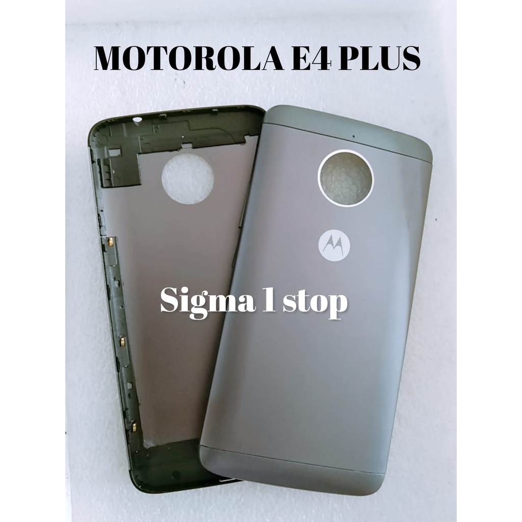 CASING MOTOROLA E4 PLUS  HOUSING  BACK DOOR  TUTUP BATERAI  BACK COVER  KESING BELAKANG ORIGINAL