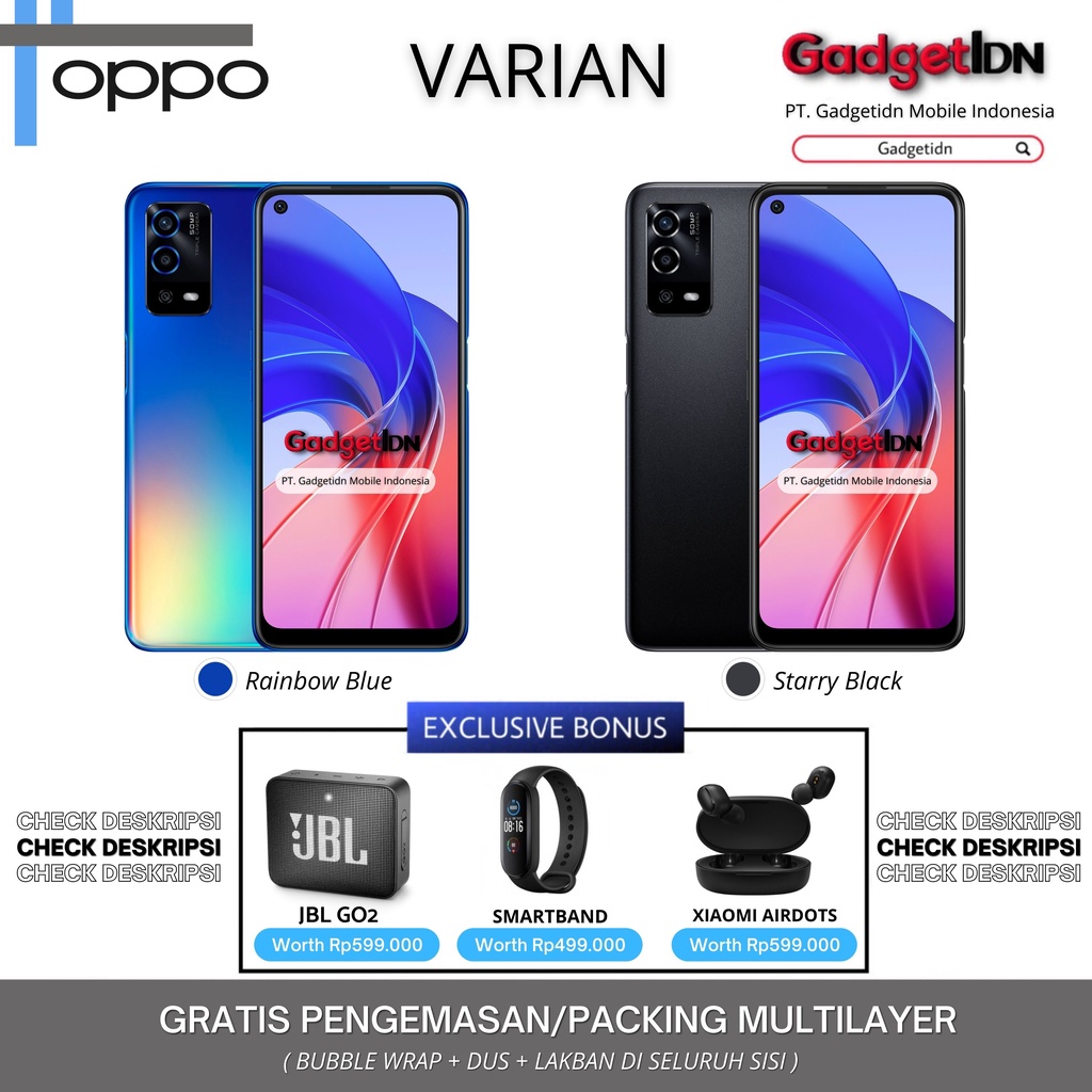 OPPO A55 4/64GB GARANSI RESMI OPPO