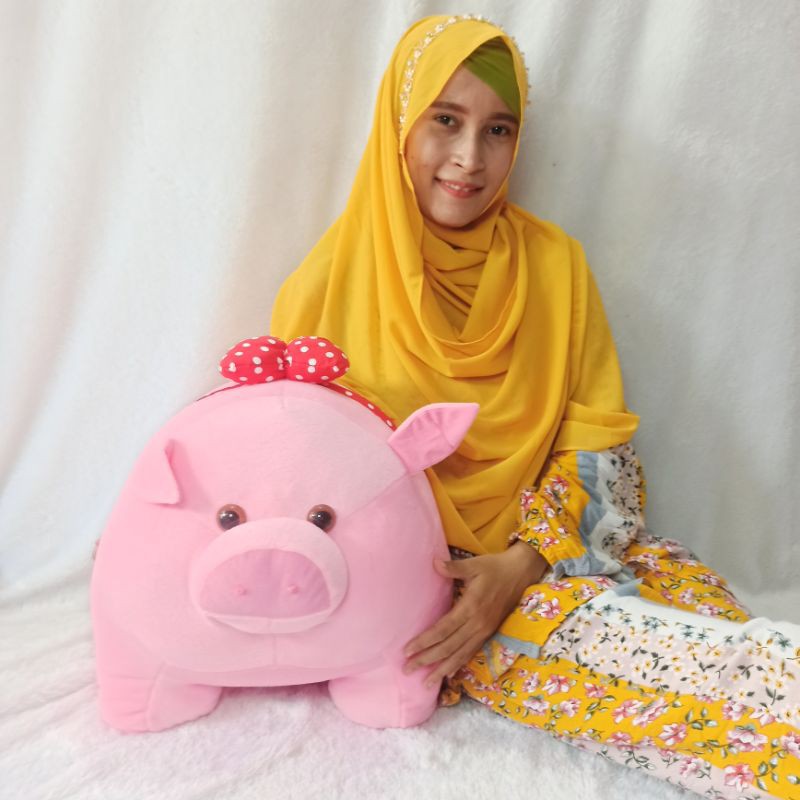 Boneka Piglet babi jumbo