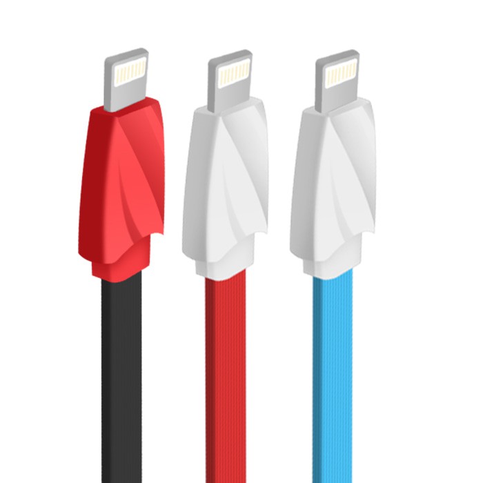 Kabel Data Vivan CTL100 Iphone Lightning 100CM - Cable Mini Tube 5 6 7 6+ 7+ 2.4A SYNC