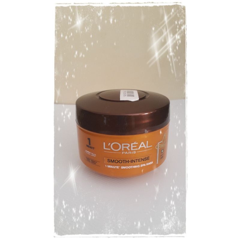 L'oreal Paris Masker Rambut Smooth Intense One-Minute Caring Mask(200ml)