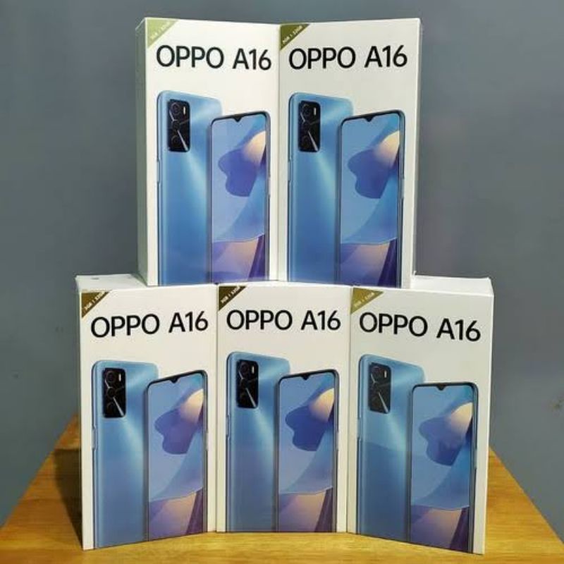 OPPO A16 RAM 4GB INTERNAL 128GB GARANSI RESMI