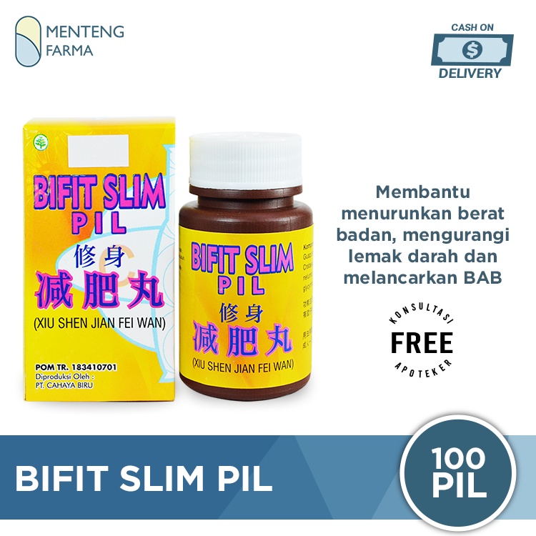 Bifit Slim Pil (Xiu Shen Jian Fei Wan) - Obat Penurun Berat Badan