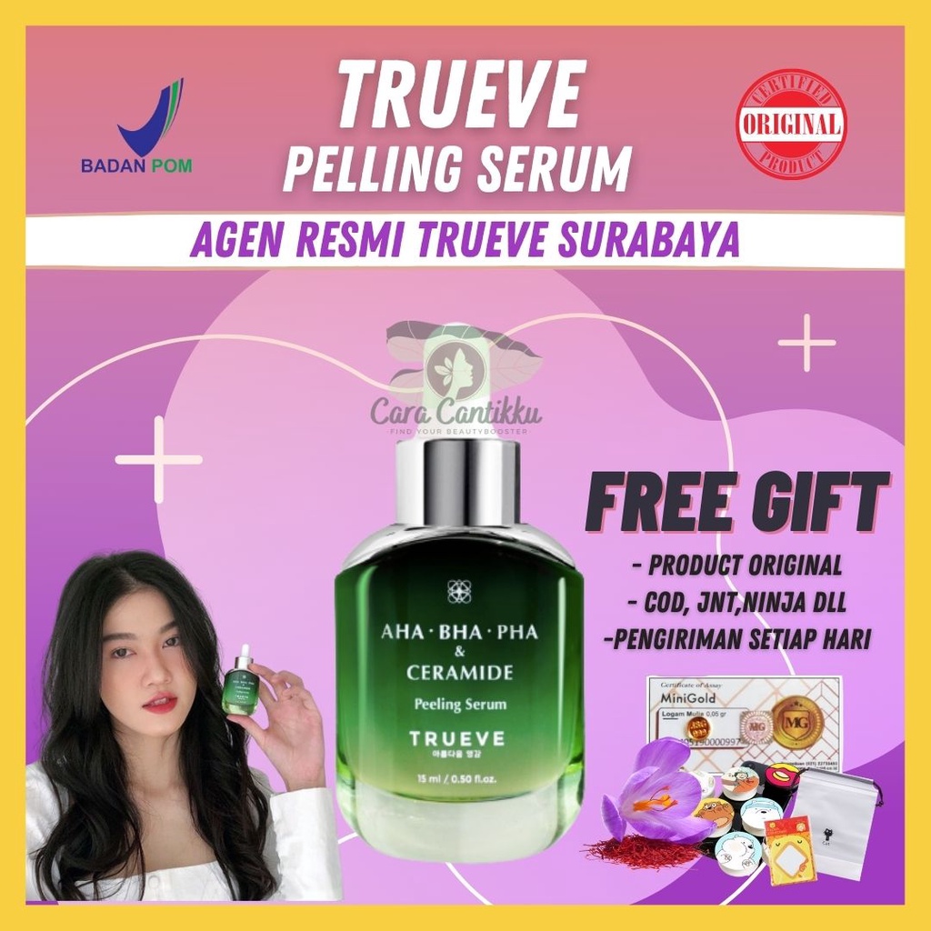 TRUEVE PELLING SERUM AHA BHA PHA PELLING SERUM MURAH PELLING SERUM TRUEVE PELLING SERUM TRUEVE SURAB