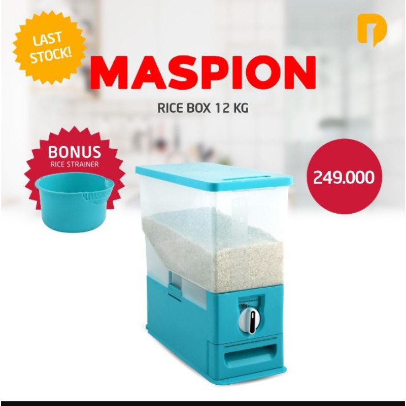 Maspion rice box 12 kg