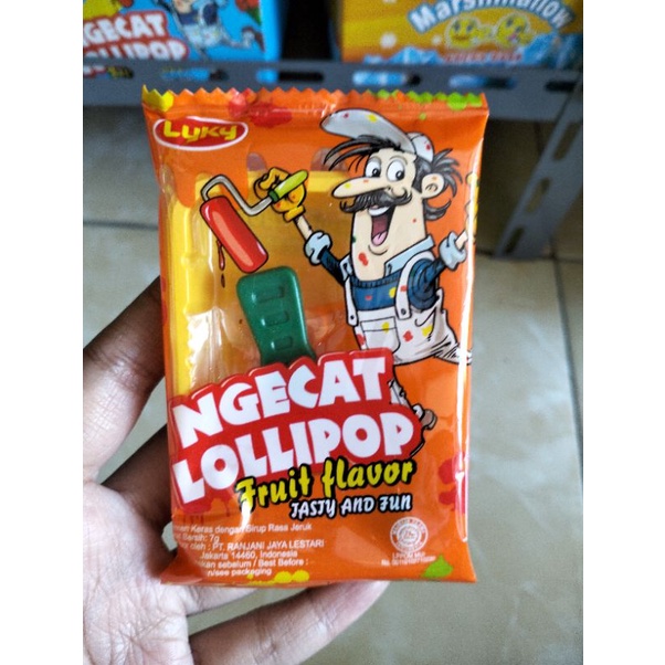 

permen ngecat lolipop (PAKET ISI 10)