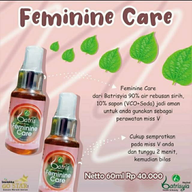 Feminine care batrisyia herbal