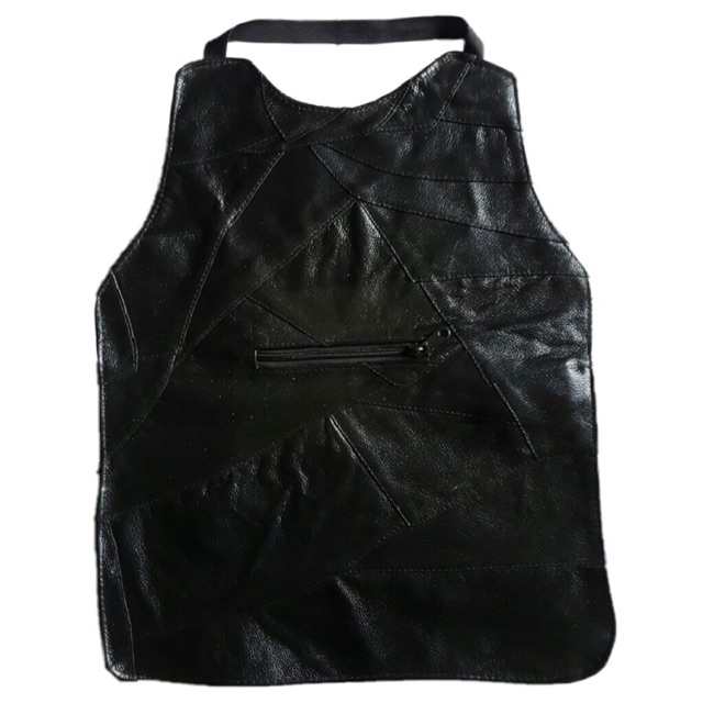 Rompi motor pelindung dada kulit