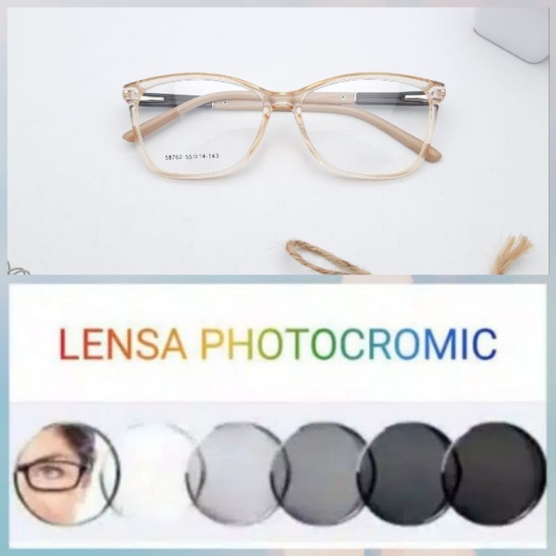 paket frame dan lensa.. frame kacamata 58762