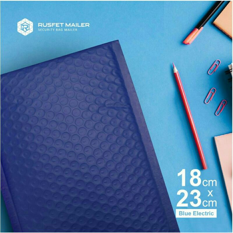 Amplop Bubble Mailer ; Blue Elektrik 18 x 23 ; Soft Pink 15x18 ; Favourite Colour ™