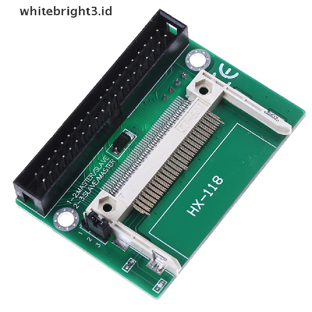 (whitebright3.id) 1pc Kartu adapter CF Ke 3.5 IDE 40Pin Male