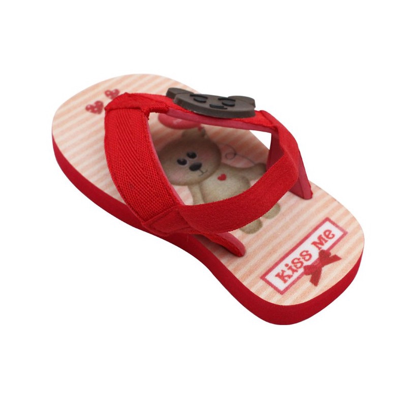 Khakikakiku Bear For Toddler Flipflops