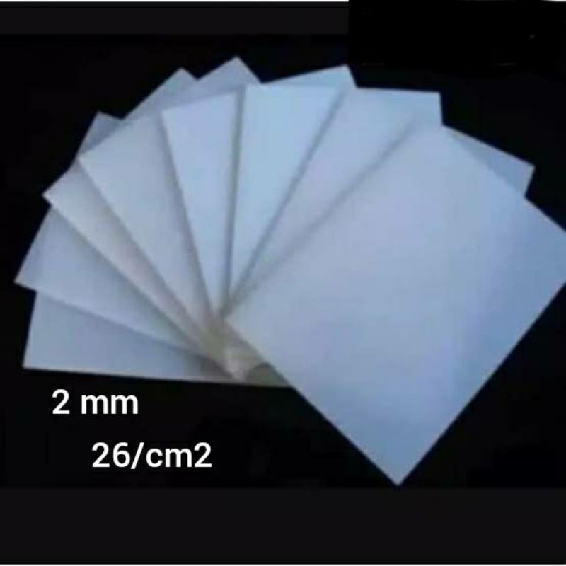 Akrilik Potongan Putih Susu 2mm