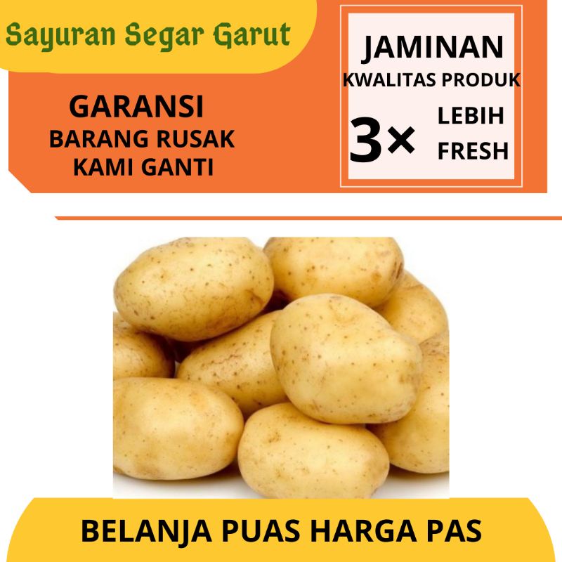 

Kentang Rebus Matang 500gr by Sayuran Segar Garut