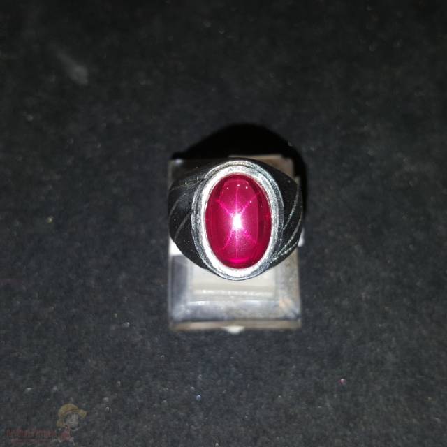 Cincin Merah Siam Star / Batu Cincin Merah Siam / Cincin Merah Delima / Batu Merah Delima / Cincin P