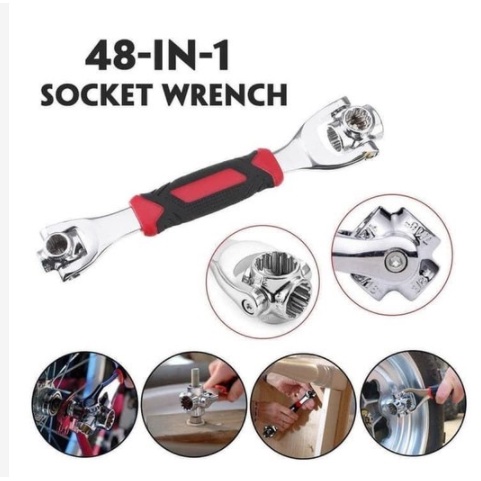 Kunci Socket Wrench Multi Tool Putar Kunci 48 IN 1 Multifungsi