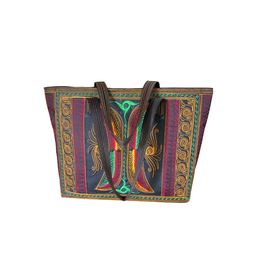 ASOE ACEH SOUVENIR Tote Bag Umpang Ethnic Embroidery Pintoe Aceh VaryColours - Tas Tote