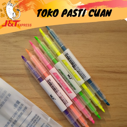 

stabilo 2 sisi import untuk penanda/pengingat bisa COD termurah FANCY