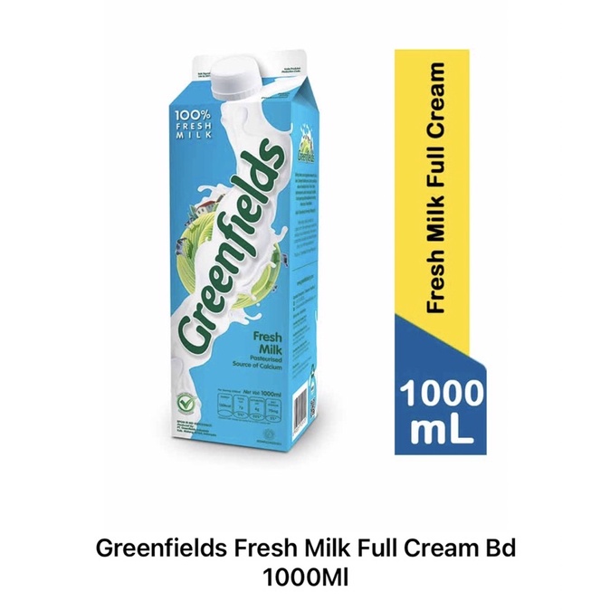 

Greenfield Fresh Milk 1000 ml Full Cream/Jersey/Choco malt