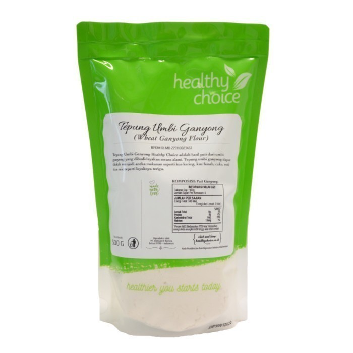 

Healthy Choice Tepung Ubi Ganyong Natural 500 gr Alami Potato Flour