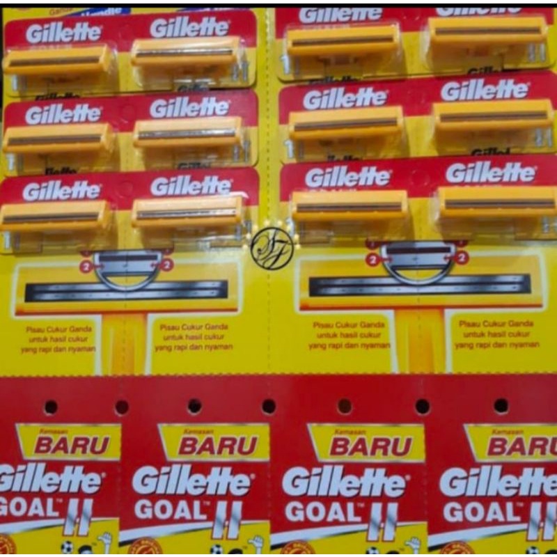 pisau cukur kuning Gillette goal