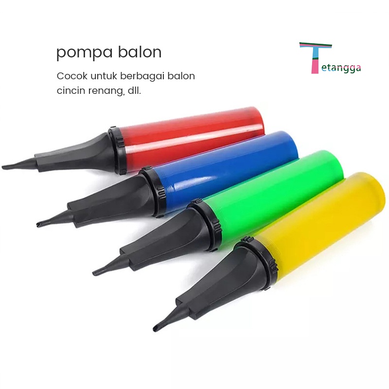 Pompa Balon Tangan Manual Warna Warni / Pompa Tangan