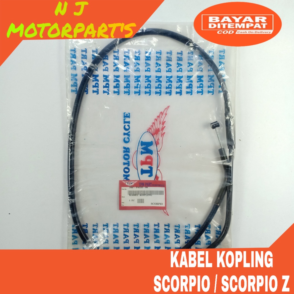 kabel tali kopling scorpio z