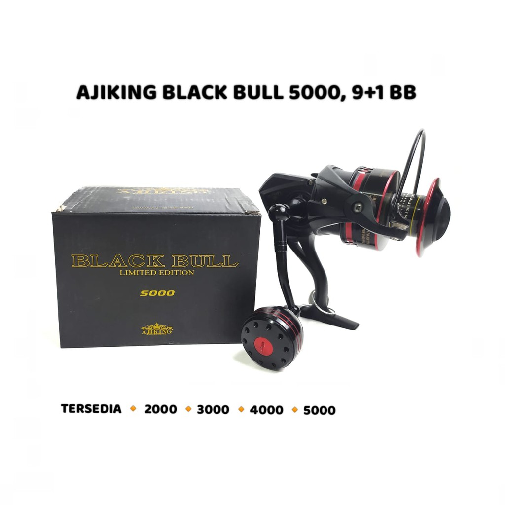 REEL AJIKING BLACK BULL 5000 9+1 BB