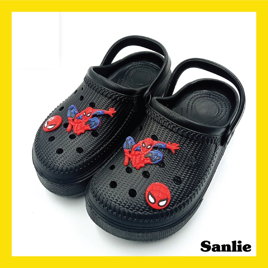 Sanlie Sepatu Sandal Anak Bahan EVA Aneka Warna Motif Kartun Hewan Untuk Anak Keren Anti Air 527