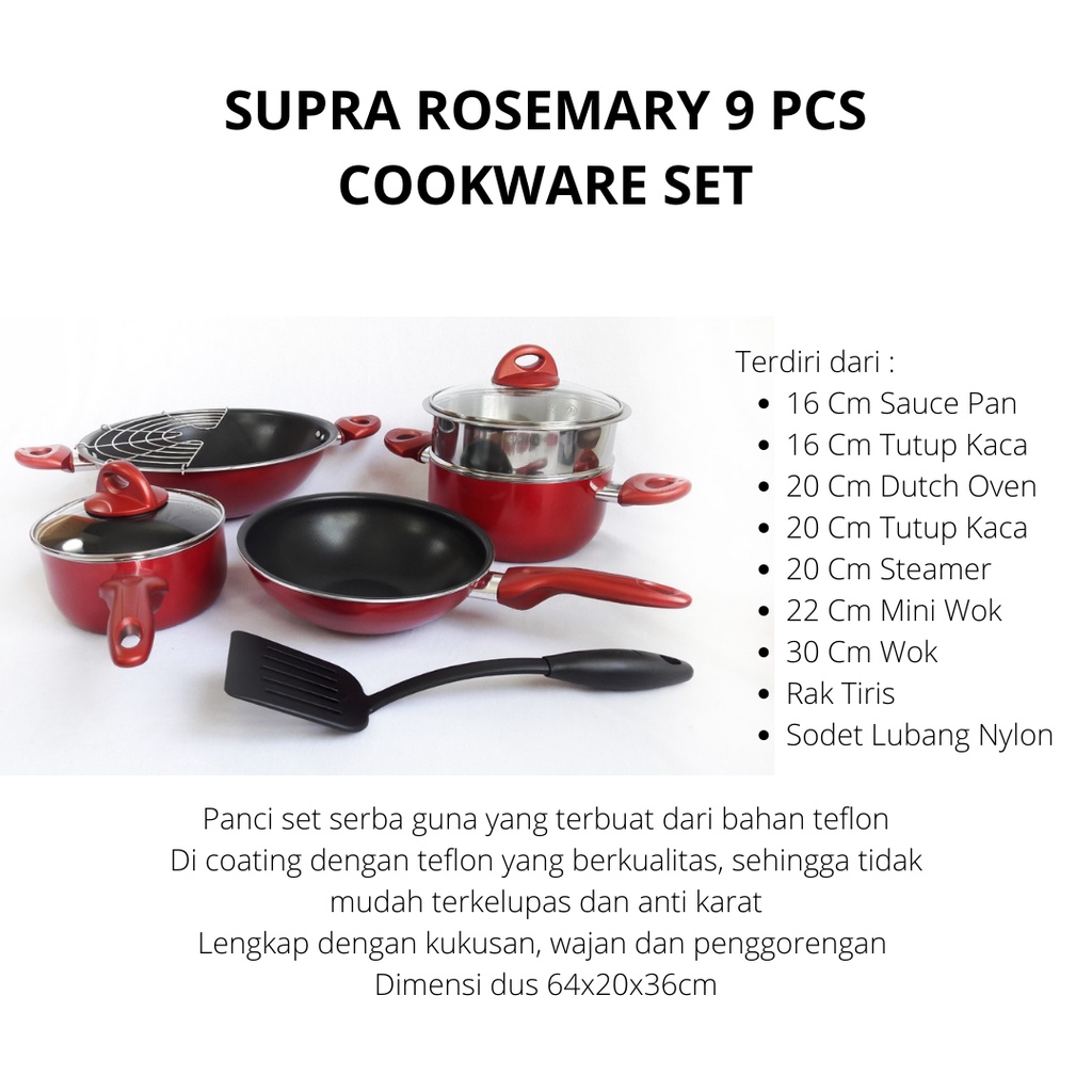 (GOSEND ONLY) PANCI SET PANCI SET SUPRA PANCI SUPRA SET 9 PANCI SUPRA 9 PCS PANCI SET SUPRA 9PCS