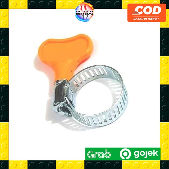 Klem Selang Gas Elpiji 7/8&quot; Ring KUPING / Selang Gas Elpiji SUS304 ORIGINAL