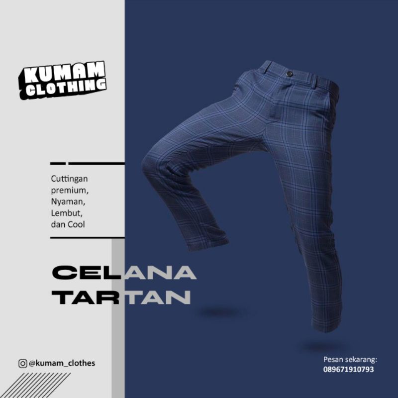 CelanaTartan/CelanaCasual/BawahanPria/CelanaPria/MenOutfit/MenFashion