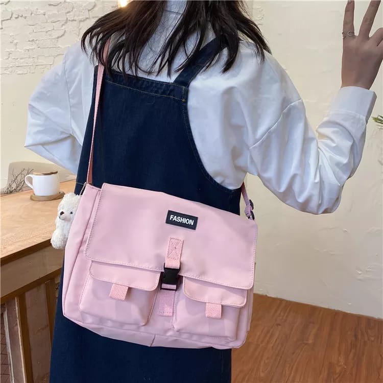 MEIMEISHOP KUY - TAS SELEMPANG WANITA UNISEX FASHION KOREA TERMURAH SLEMPANG LOKAL