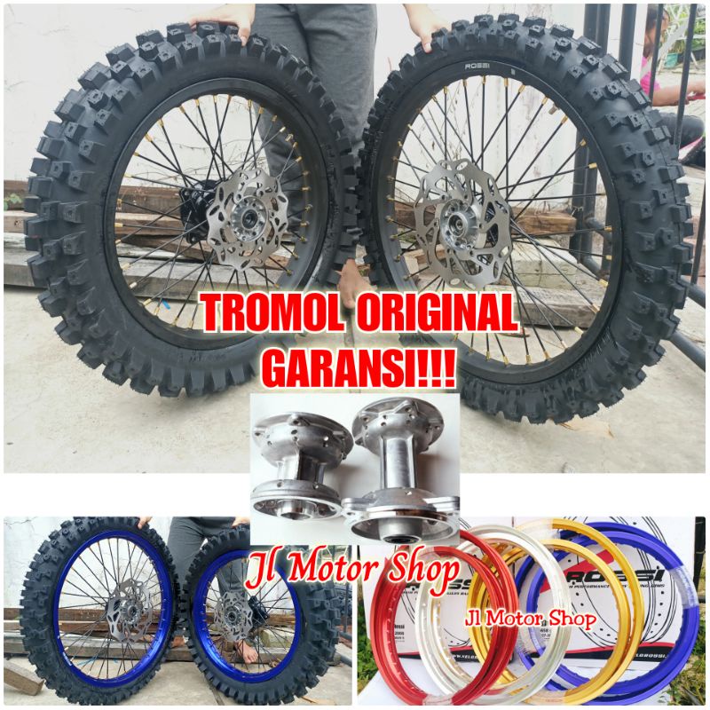 PAKET Velg CRF KLX 150 WR 155 Ring 16 19 - 18 21 Plus Ban - Paketan Velg Cross Trail KLX150 CRF150 L WR155 16 19 18 21 + Ban