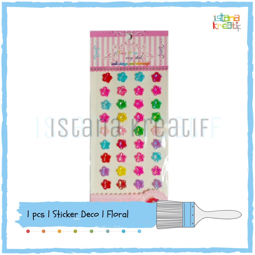 

Sticker Decoration | Scrapbook Embelishment - Type C | Floral