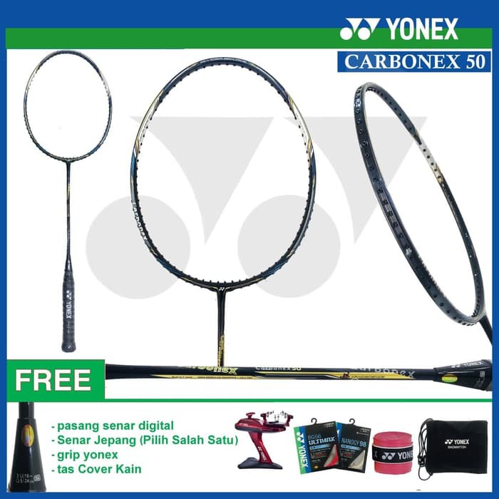 YONEX CARBONEX 50 RAKET BADMINTON ORIGINAL JAPAN KODE BE