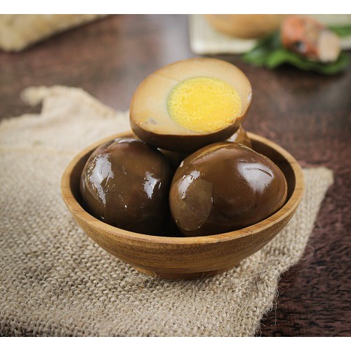 

makanan siap saji telur pindang lauk instan tanpa MSG