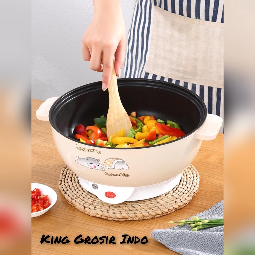 2.2 Liter Multi Function Frying Pan / Panci Listrik 2.2 L Serbaguna Best Quality