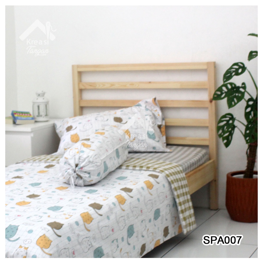 SET BED COVER ANAK KANCING + BEDCOVER 1